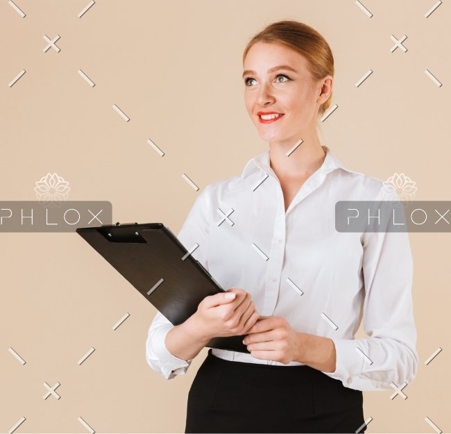 amazing-business-woman-holding-clipboard-looking-8E2Y5Z7